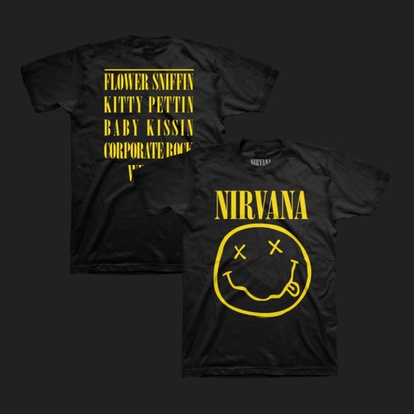 New! Nirvana Smiley Tee - Picture 8 of 8